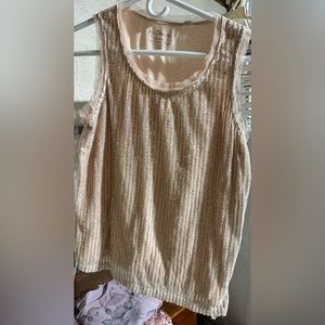 Peach Chico’s tank top